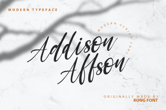 Addison Affson: A Playful Font for Modern Campaigns