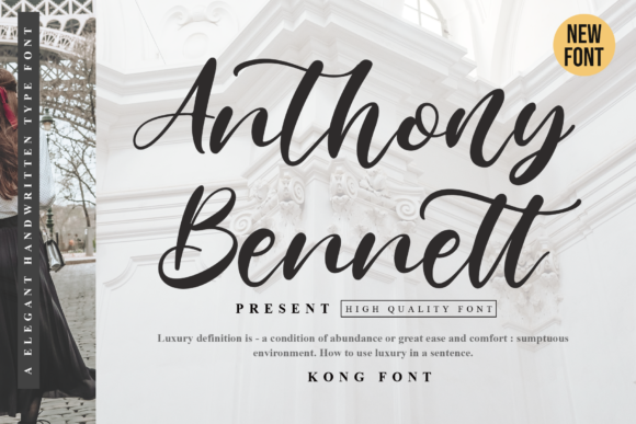 Anthony Bennett: A Playful Font for Polished Branding