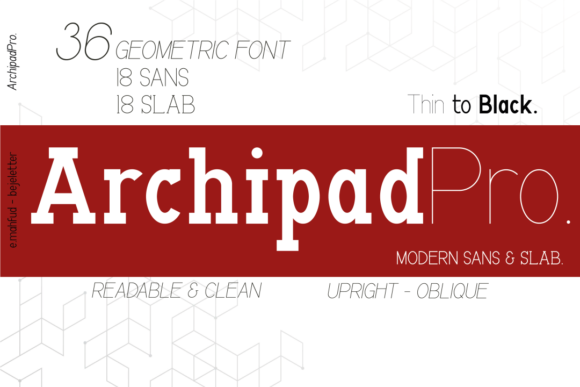 Archipad Pro: A Designer's Take on a Modern Slab Serif