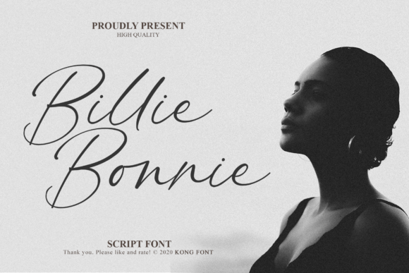 Billie Bonnie: A Playful Font for Modern Editorial Design