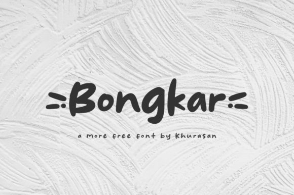 Bongkar: A Modern Display Font for Editorial Design