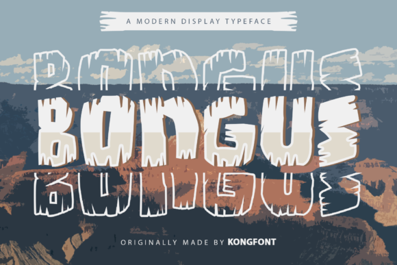Bongus: A Playful Font for Handmade Creations