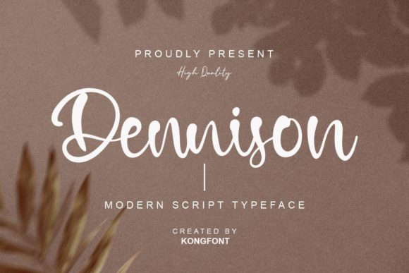 Dennison Font for Modern Web Design