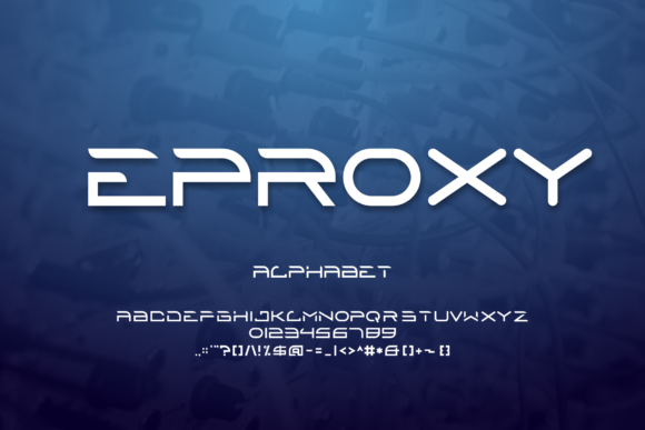 Eproxy Font for Web Design: A Modern Typeface for Digital Branding