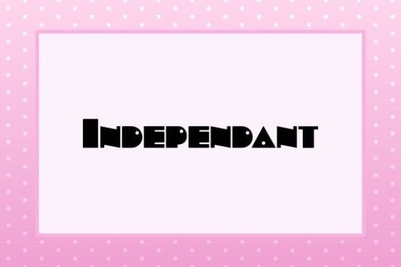 Independant Font for Modern Branding and Visual Impact