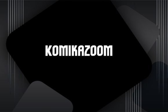 Komikazoom: A Modern Sans Serif Font for Web Design