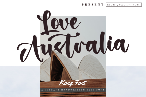 Love Australia Font for Modern Web Design