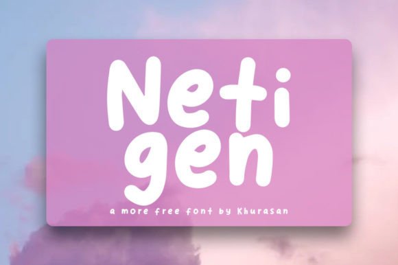 Netigen: A Modern Display Font for Bold Brand Campaigns