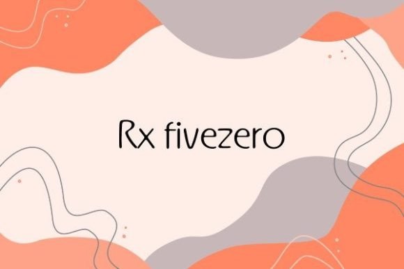 Rx Fivezero: A Modern Display Font for Bold Branding