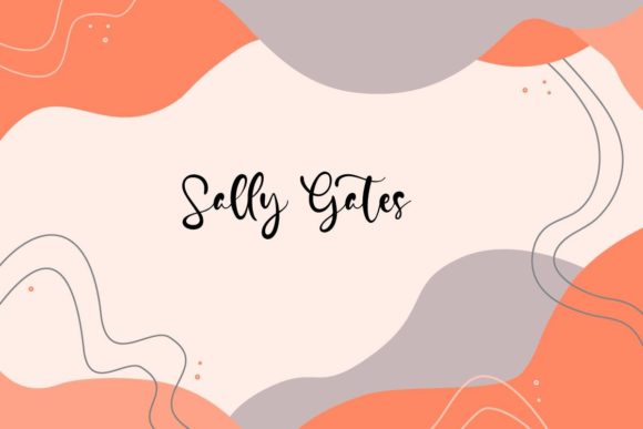 Sally Gates Font for Modern Marketing