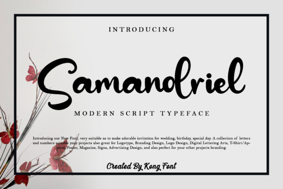 Samandriel: A Designer’s Take on a Creative Font