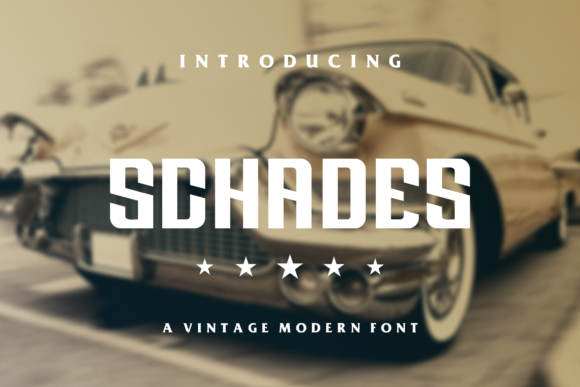 Schades Font for Modern Editorial Design