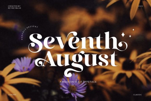 Seventh August Serif Font for Editorial Design