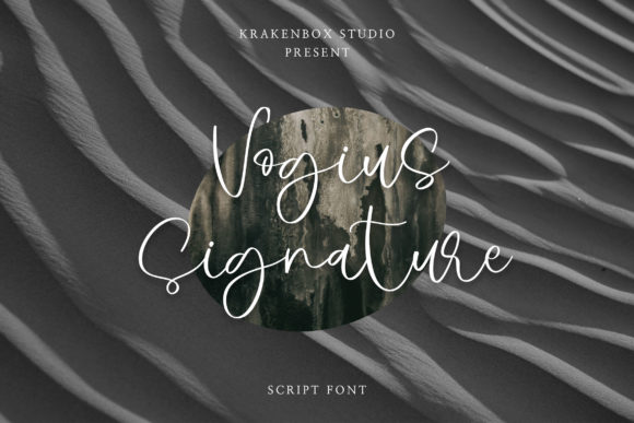 Vogius Signature: A Font That Elevates Branding with Style